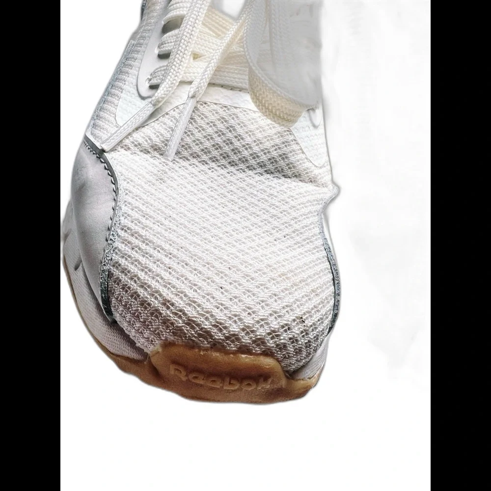 Reebok Sneaker Size 8 Modern Gorpcore White Tan Zig Dynamica STR Shoes
